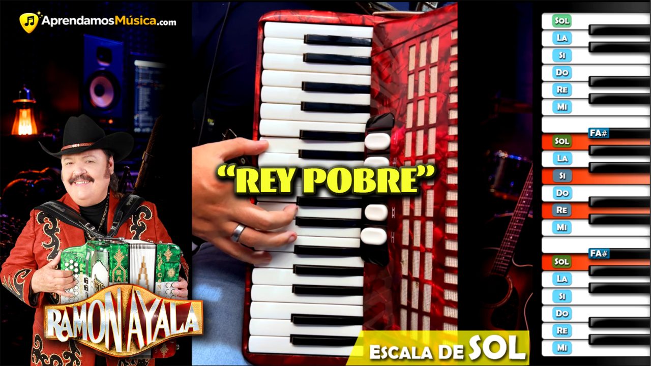Rey Pobre - TUTORIAL en Acordeon de Teclas