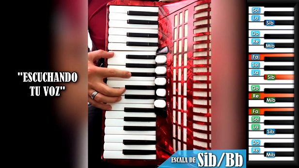 Escuchando tu Voz - Tutorial en Acordeon de teclas