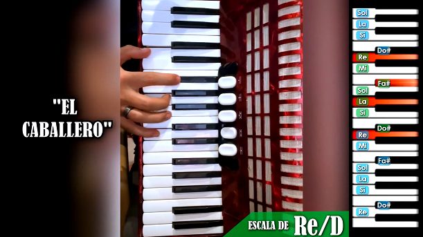 El Caballero - Tutorial en Acordeon de Teclas