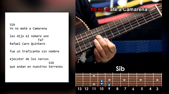 El Numero uno - Acordes en Bajosexto | Bajoquinto