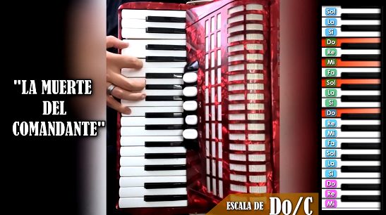 La Muerte del Comandante - TUTORIAL en Acordeon de Teclas
